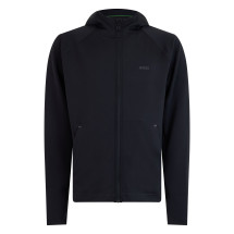 Hooded sweatshirt with zip