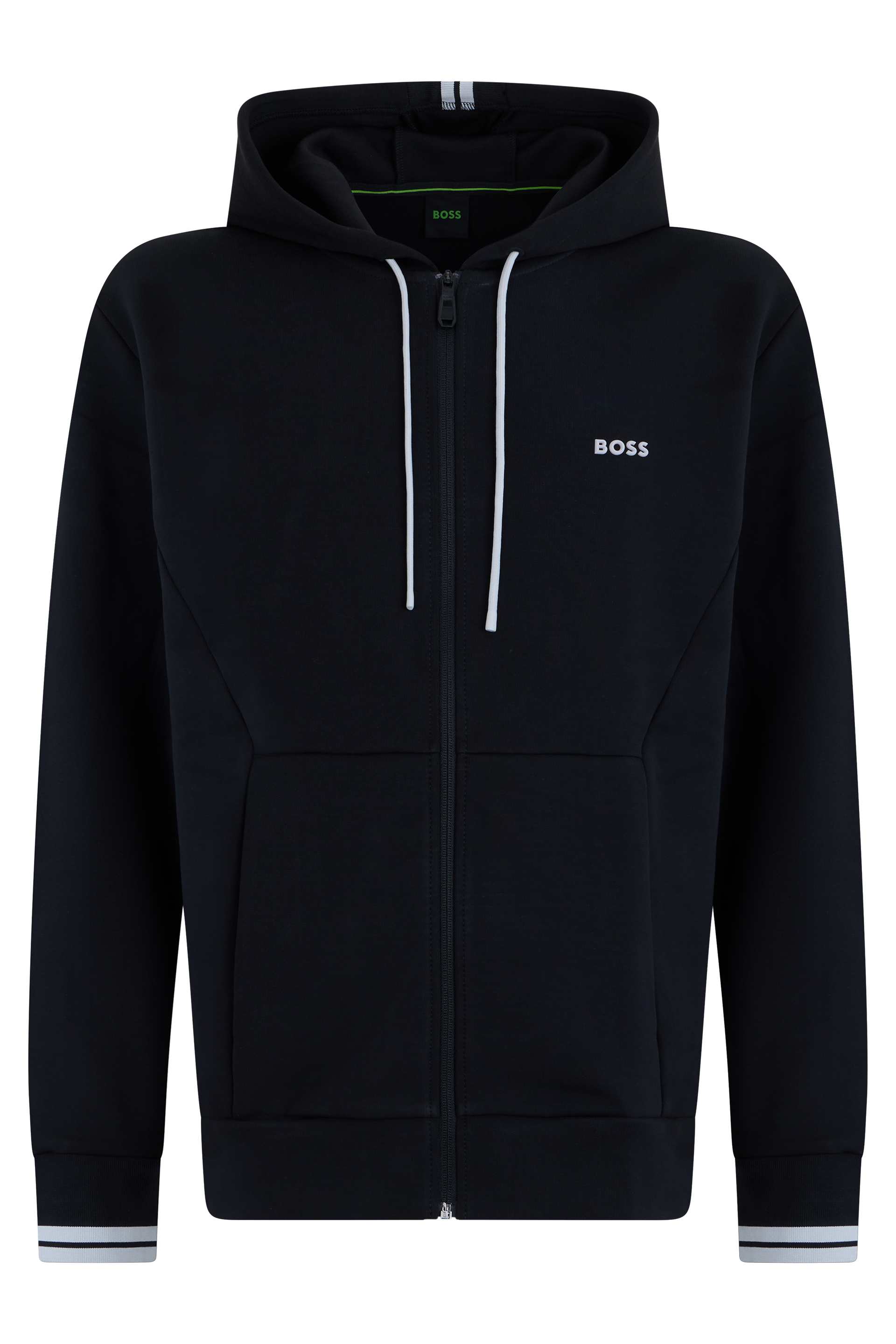 Hooded sweatshirt with zipper