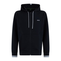 Hooded sweatshirt with zipper