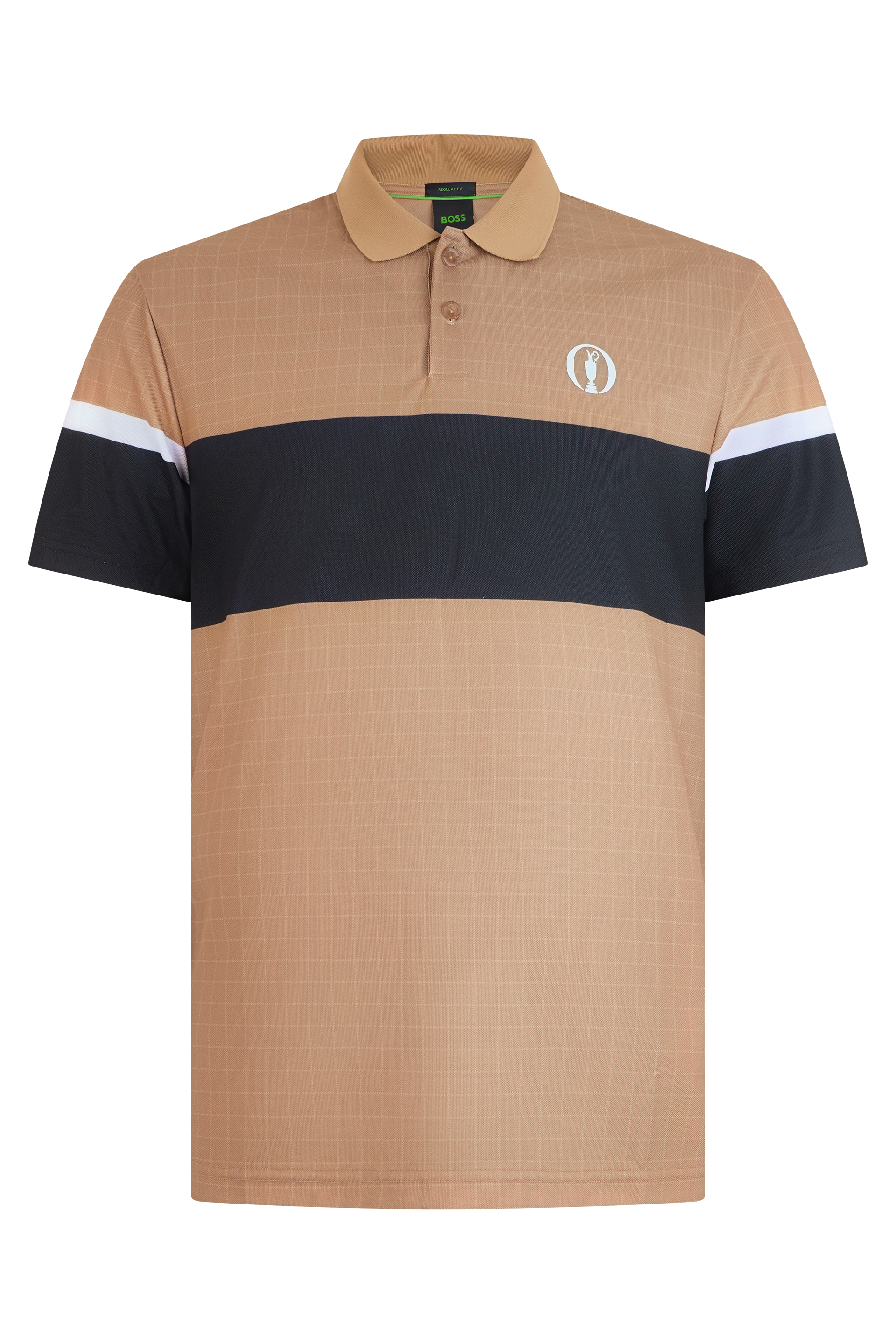 Short-sleeve polo in technical fabric