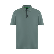 Short sleeve polo in cotton