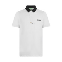 Short sleeve polo with logo