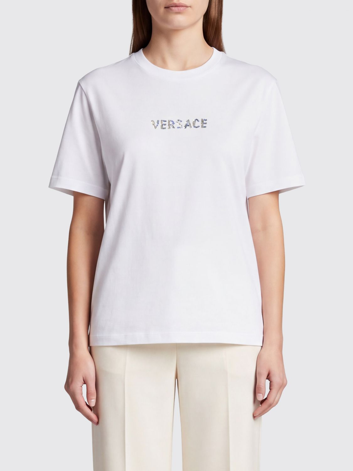 [Versace] T-shirts Short Sleeve FW26 10259731A18690 1W000