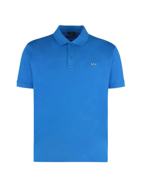 Cotton piqué polo shirt