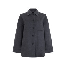 Jacket with collar and buttons