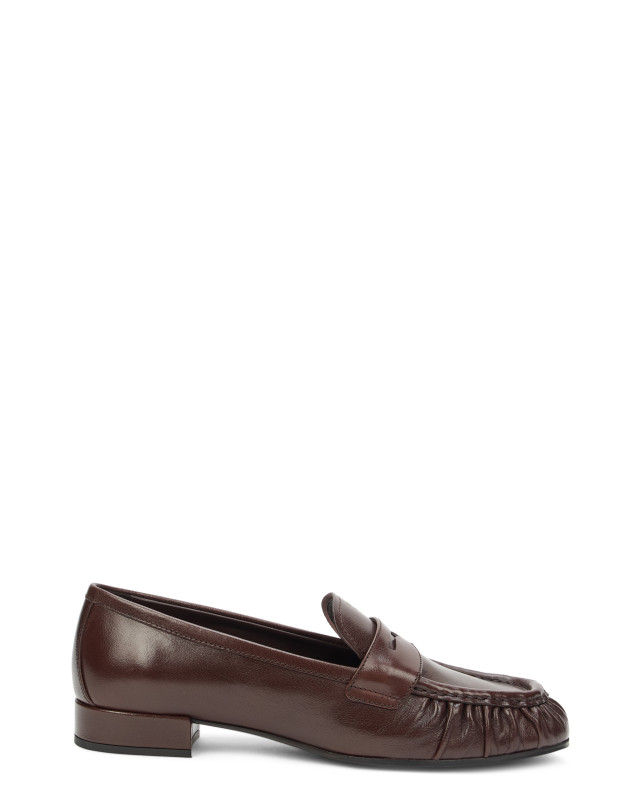Leather loafers