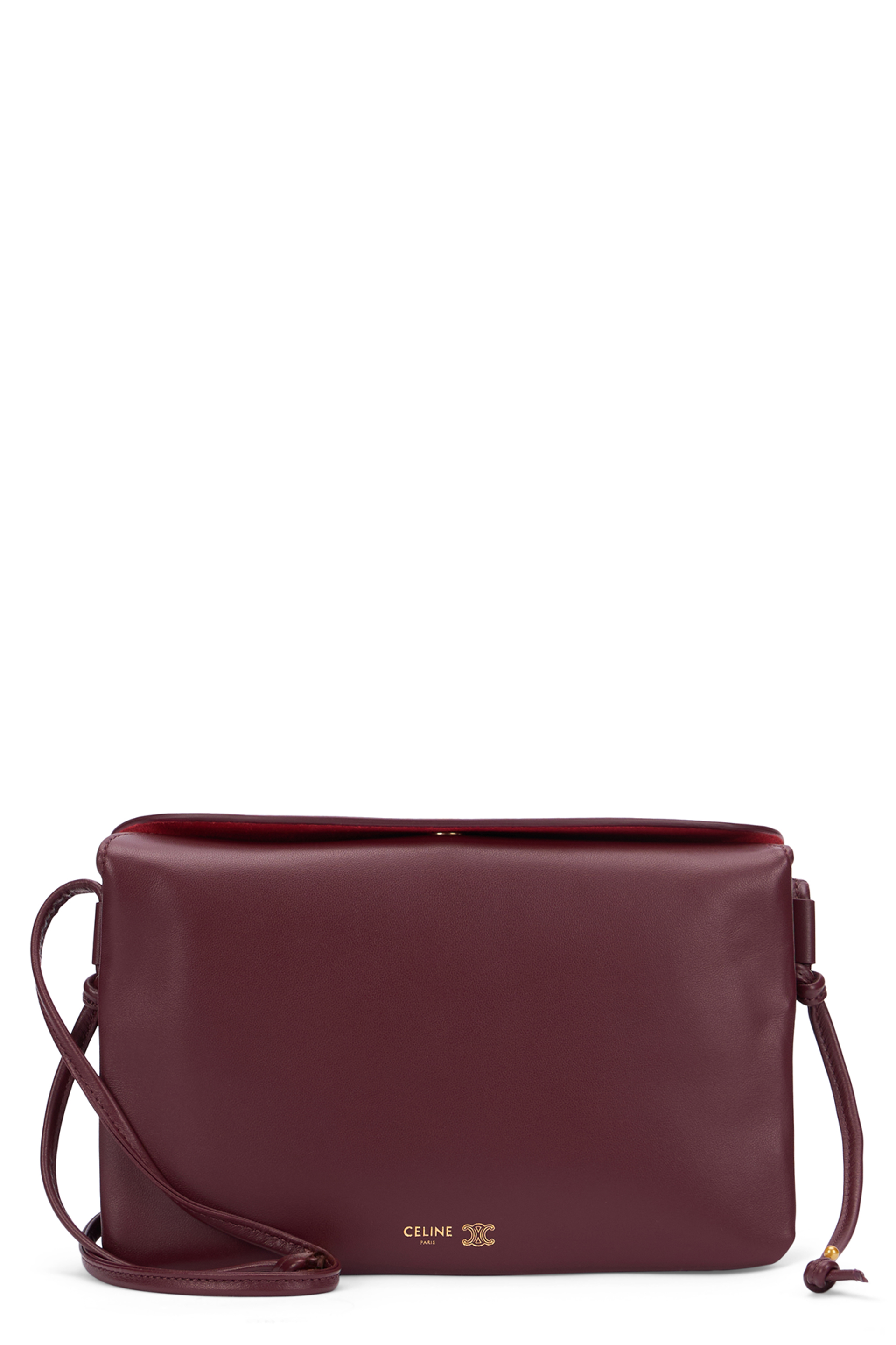 Trio Flap shoulder bag in smooth leather