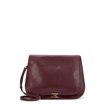 Shoulder bag Bisaccia Triomphe in shiny leather
