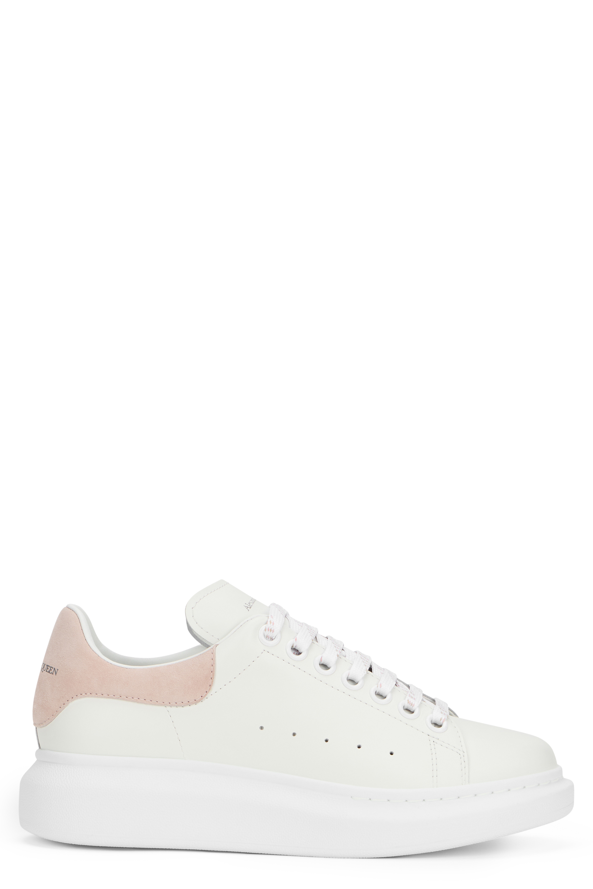 Oversized sneakers in leather