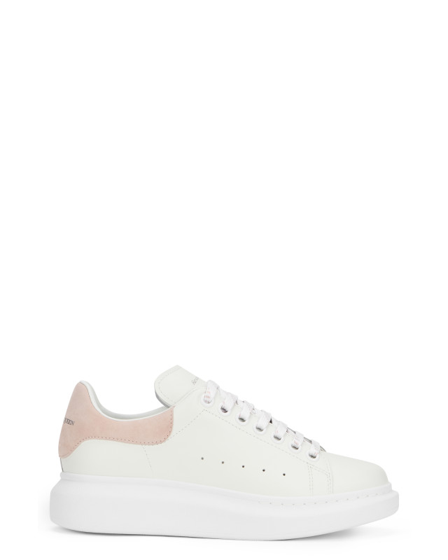 Oversized sneakers in leather