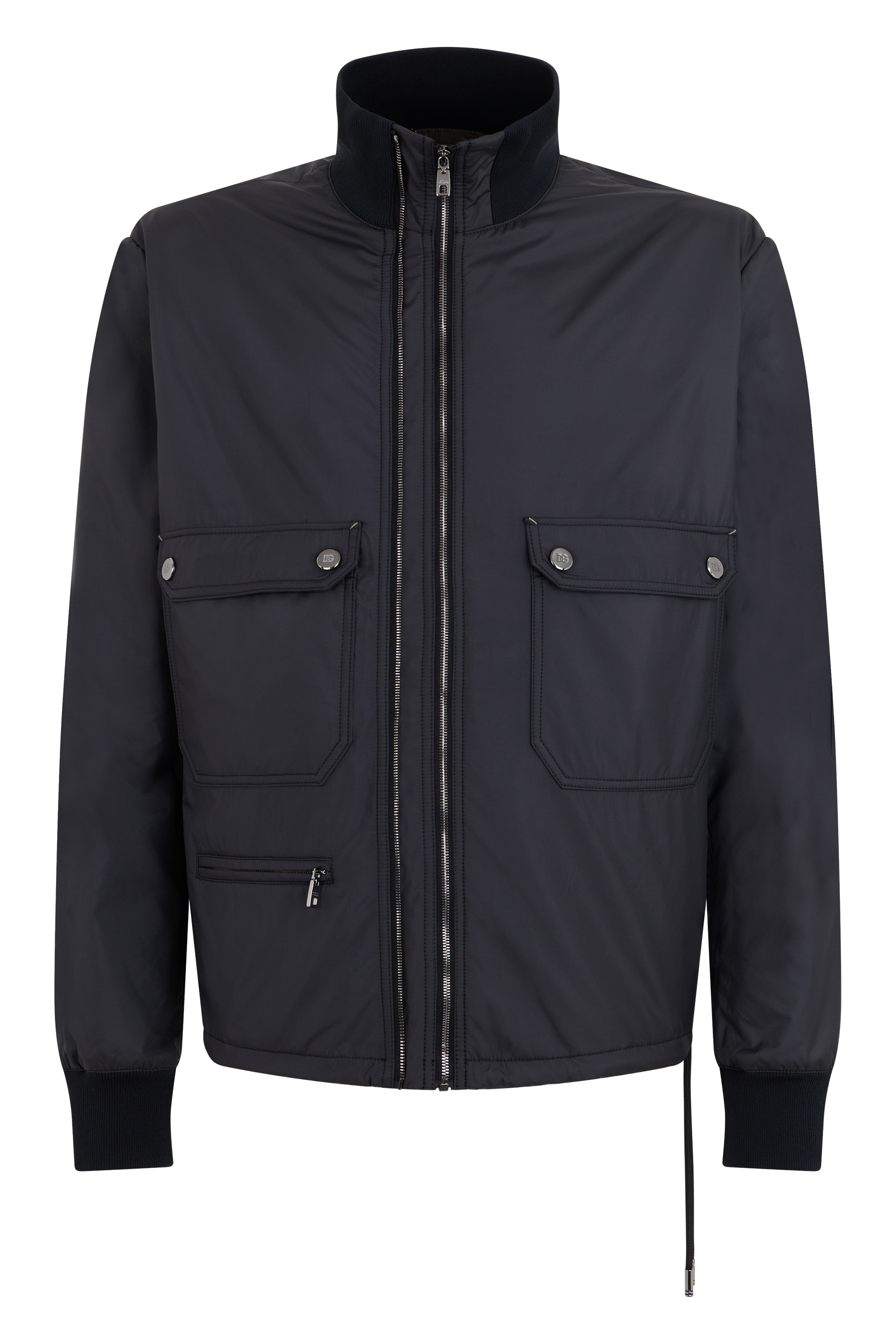Bomber with zipper and pockets