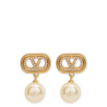 Earrings with Pendant Pearl