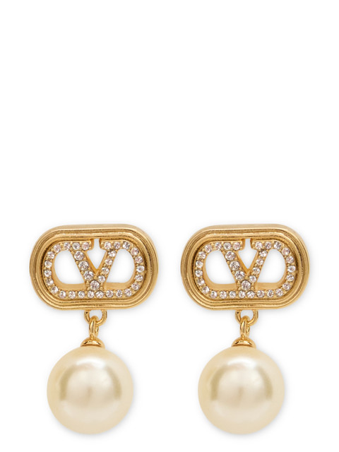 Earrings with Pendant Pearl