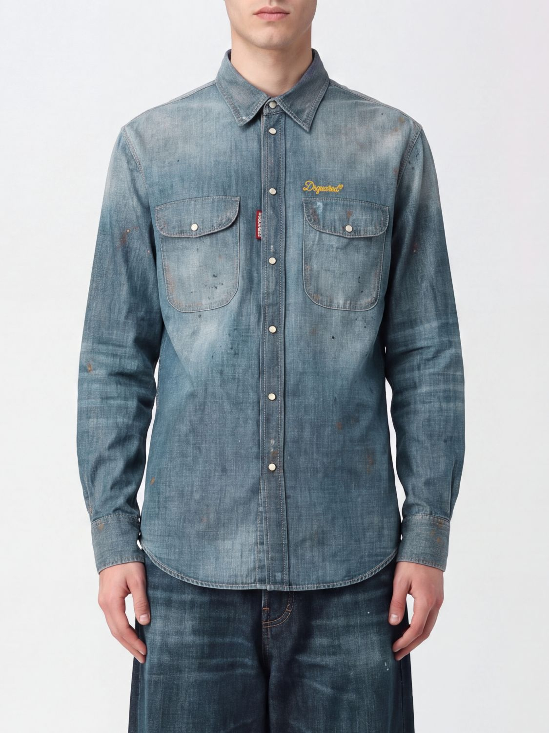 [Dsquared2] Shirts Long Sleeve FW26 S74DM1045D30027 470