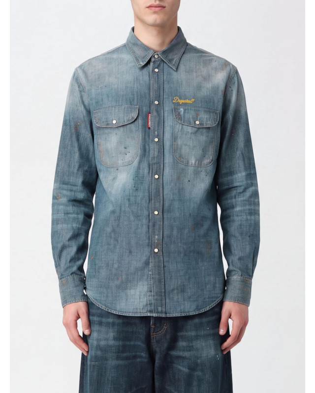 [Dsquared2] Shirts Long Sleeve FW26 S74DM1045D30027 470