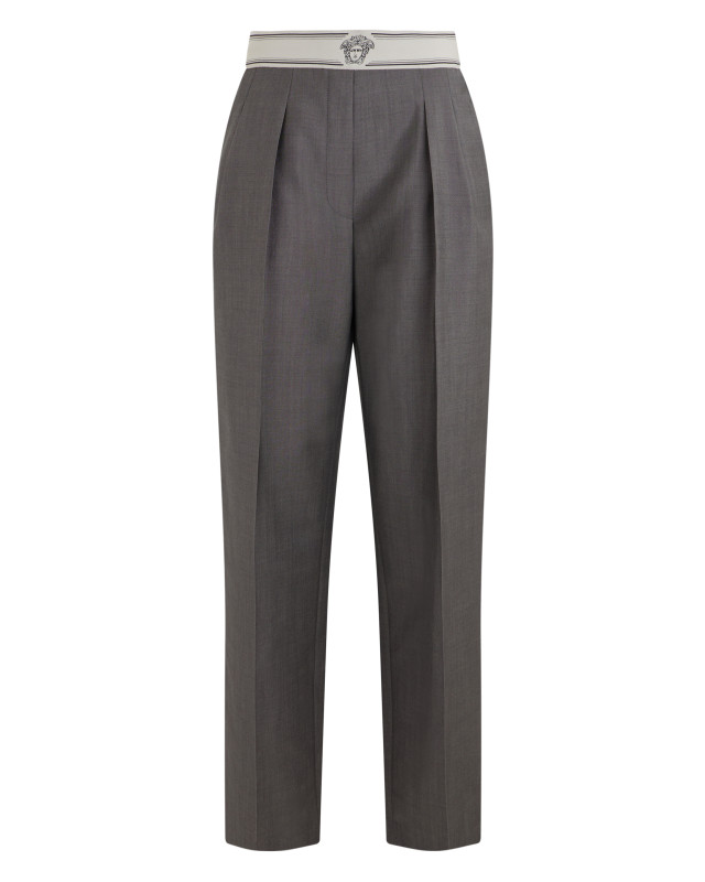 Pants with elastic waistband