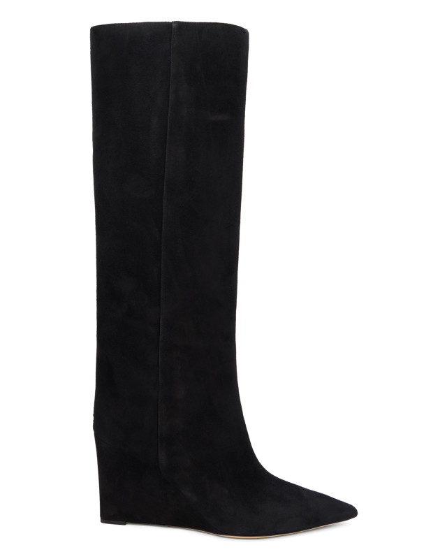 High boot with wedge