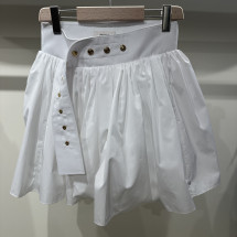 High-waisted miniskirt
