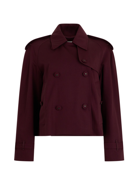 Short jacket with classic collar