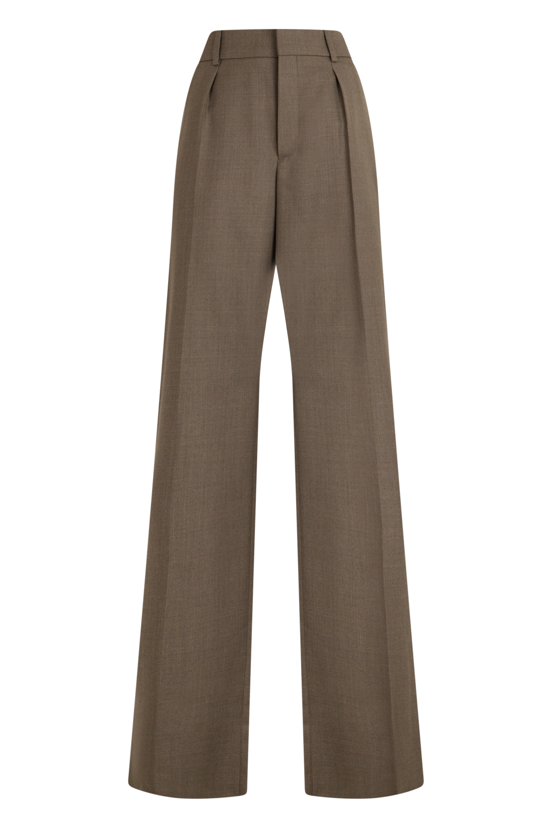 Trousers with pleats