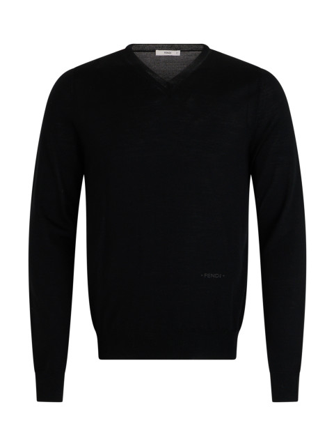 Sweater with V-neck