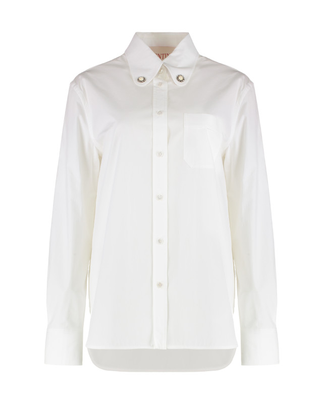 Cotton poplin shirt
