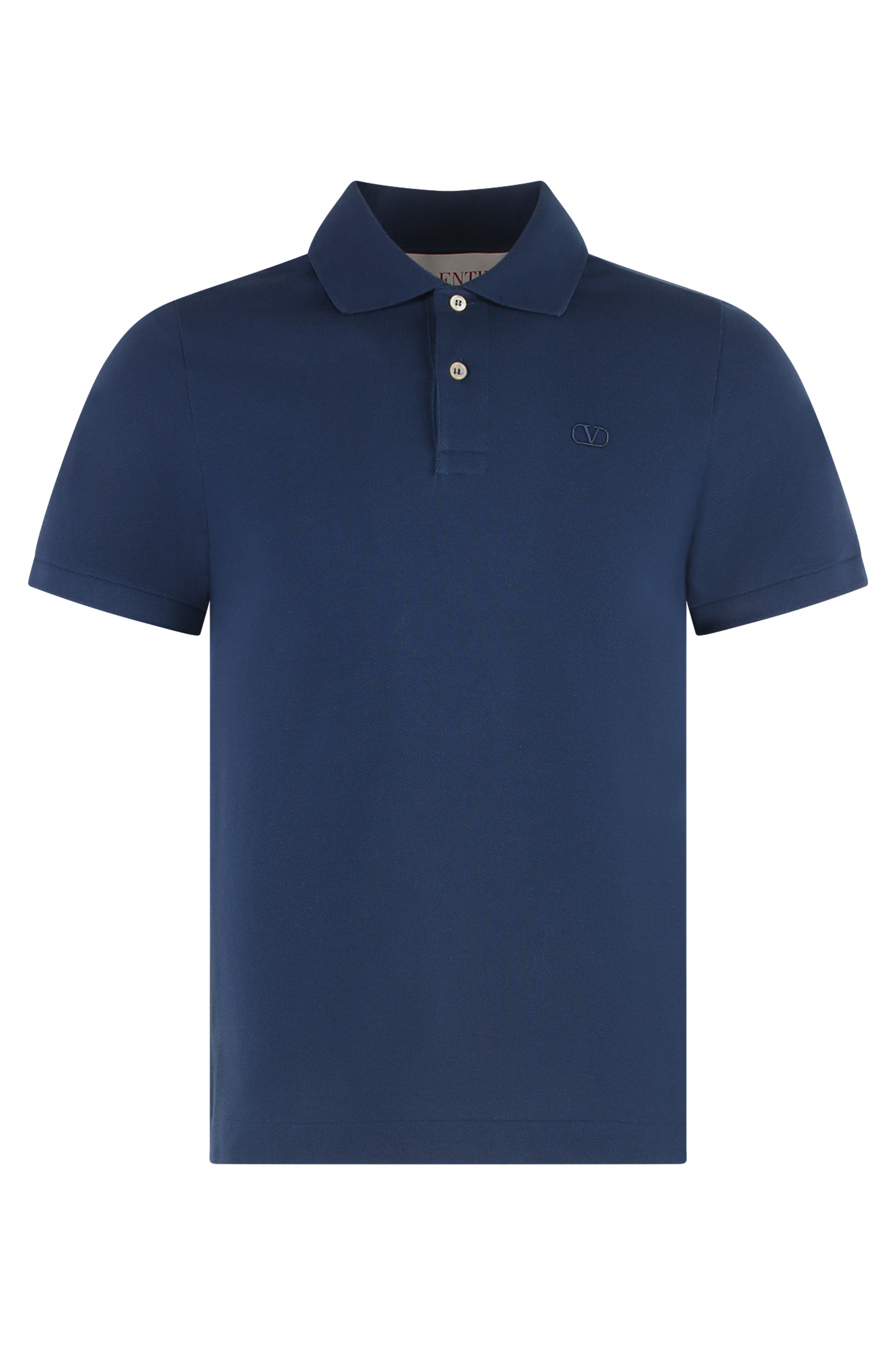Cotton-piqué polo shirt