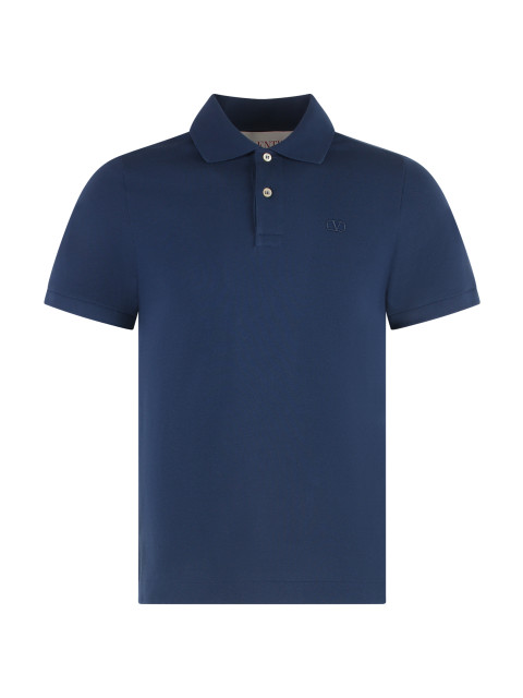 Cotton-piqué polo shirt