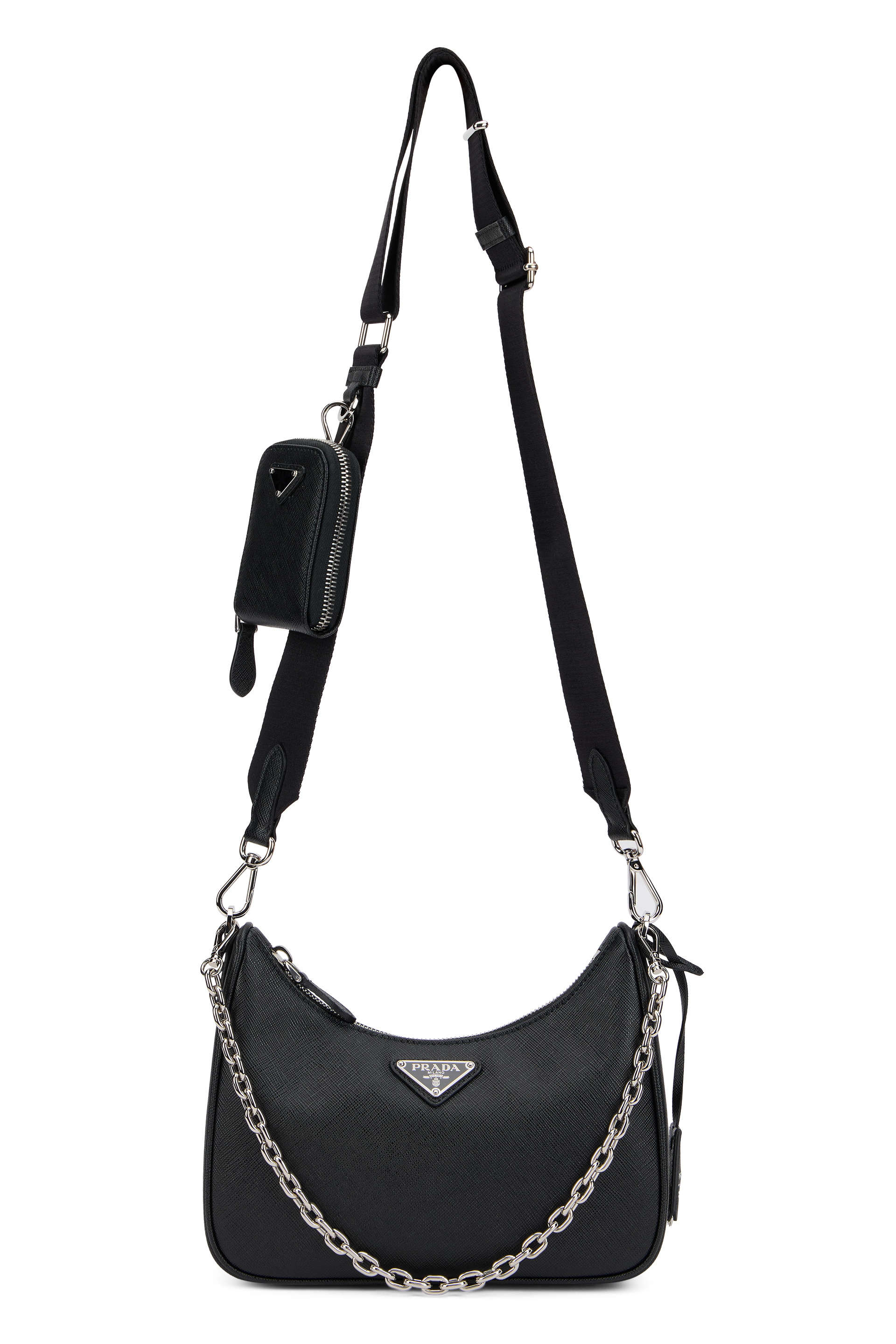 Shoulder bag in leather