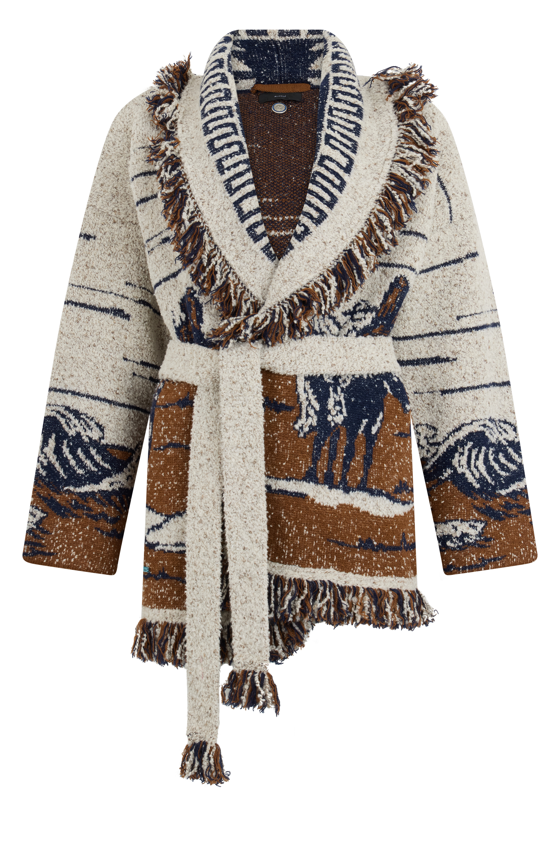 Cardigan with belt