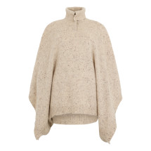 Oversized sweater with high collar