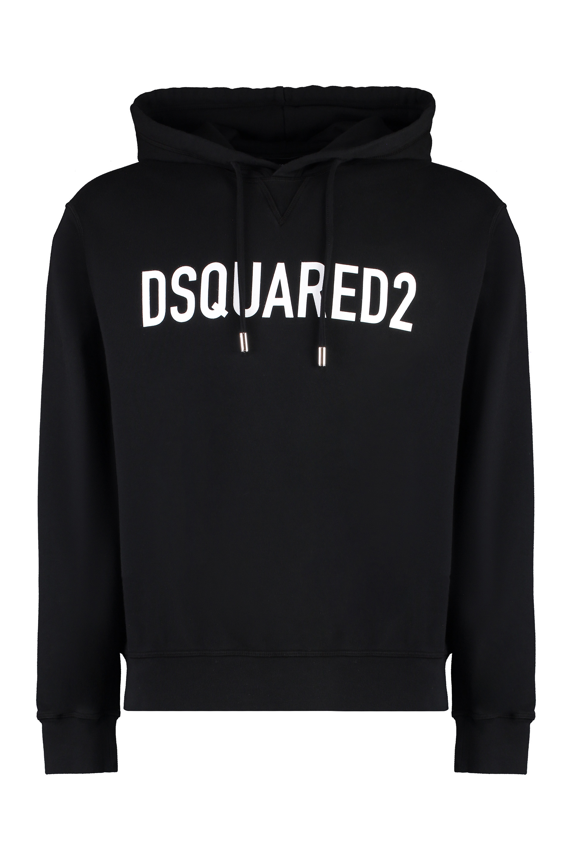 Logo print hoodie