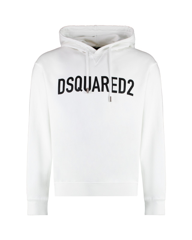 Logo print hoodie
