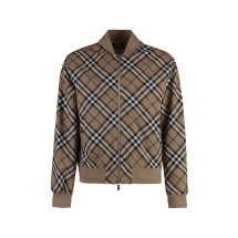 Wool bomber-style jacket