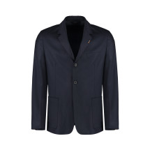 Wool-cashmere blend two-button blazer