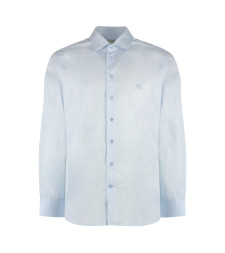 Button-down collar cotton shirt