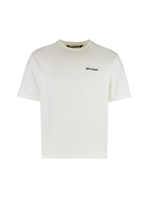 Round neck T-shirt in cotton