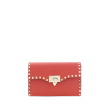 Small Rockstud grained calfskin Shoulder Bag
