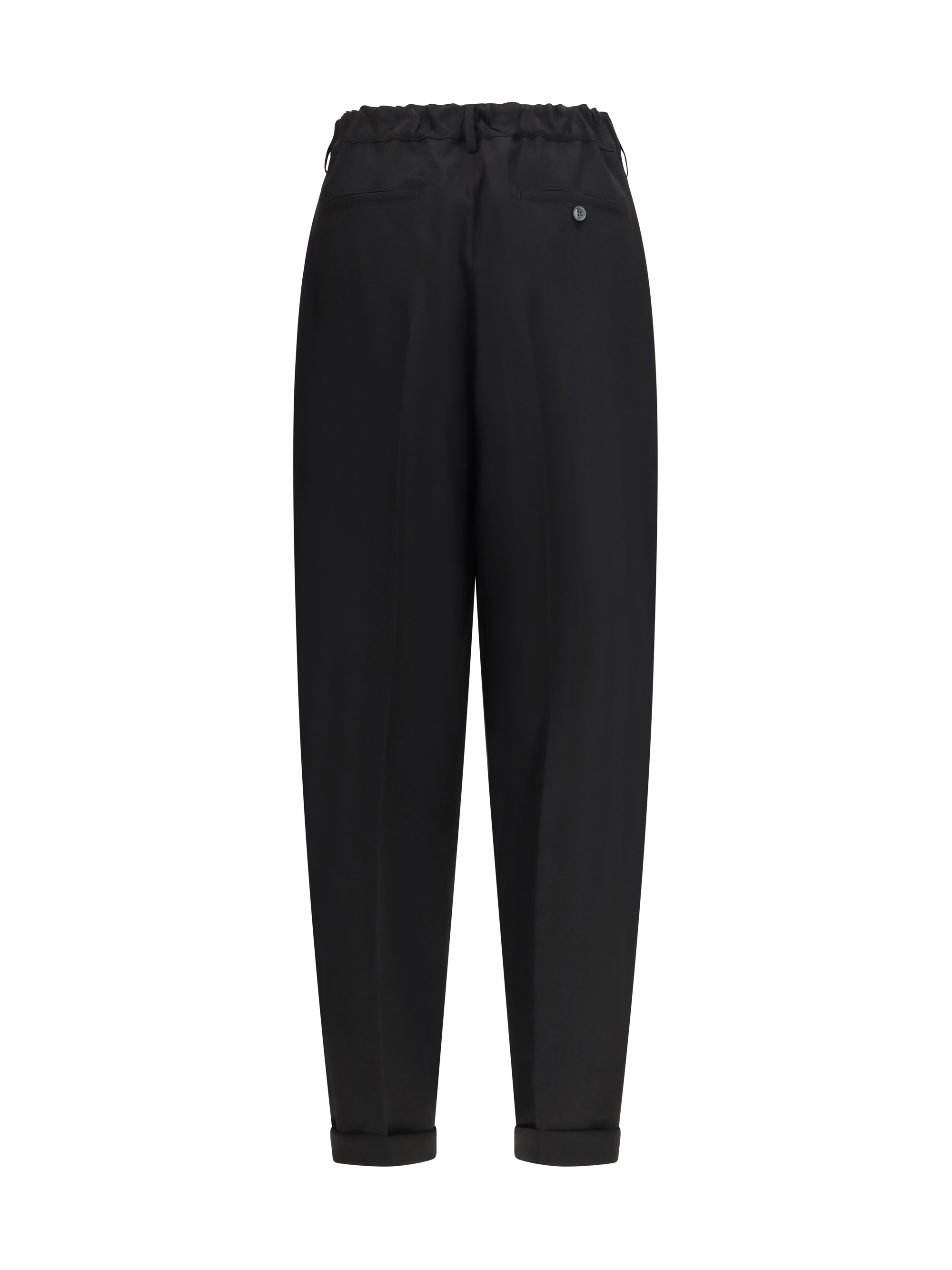 Pleated Pants with an elasticated waistband