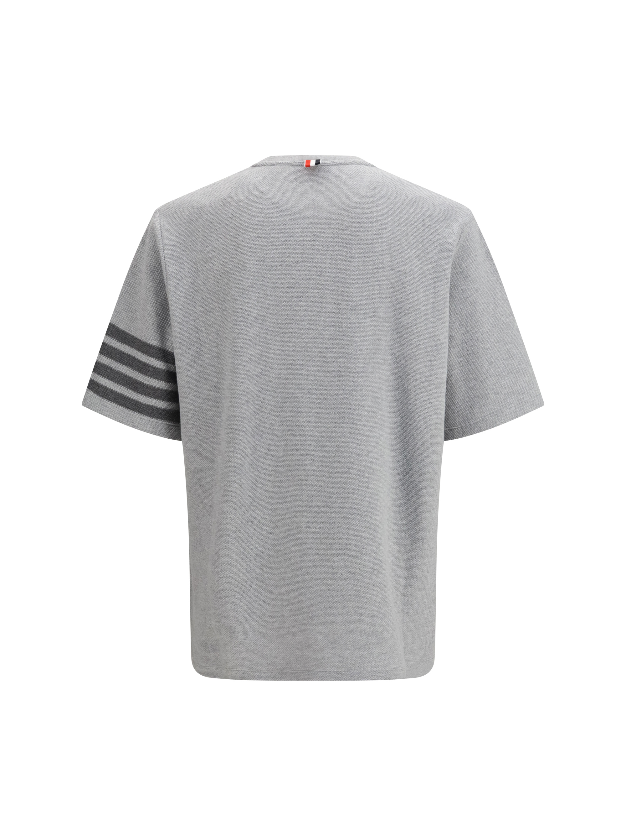 Textured cotton piqué T-shirt