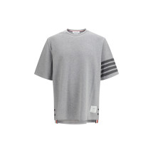 Textured cotton piqué T-shirt