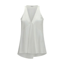 Cotton and silk satin Top