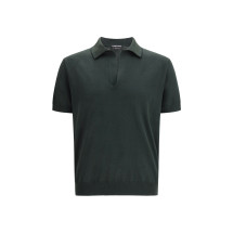 Cotton and silk blend Polo Shirt
