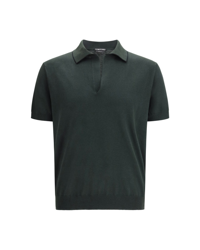 Cotton and silk blend Polo Shirt