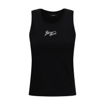 Paris brush print Tank Top