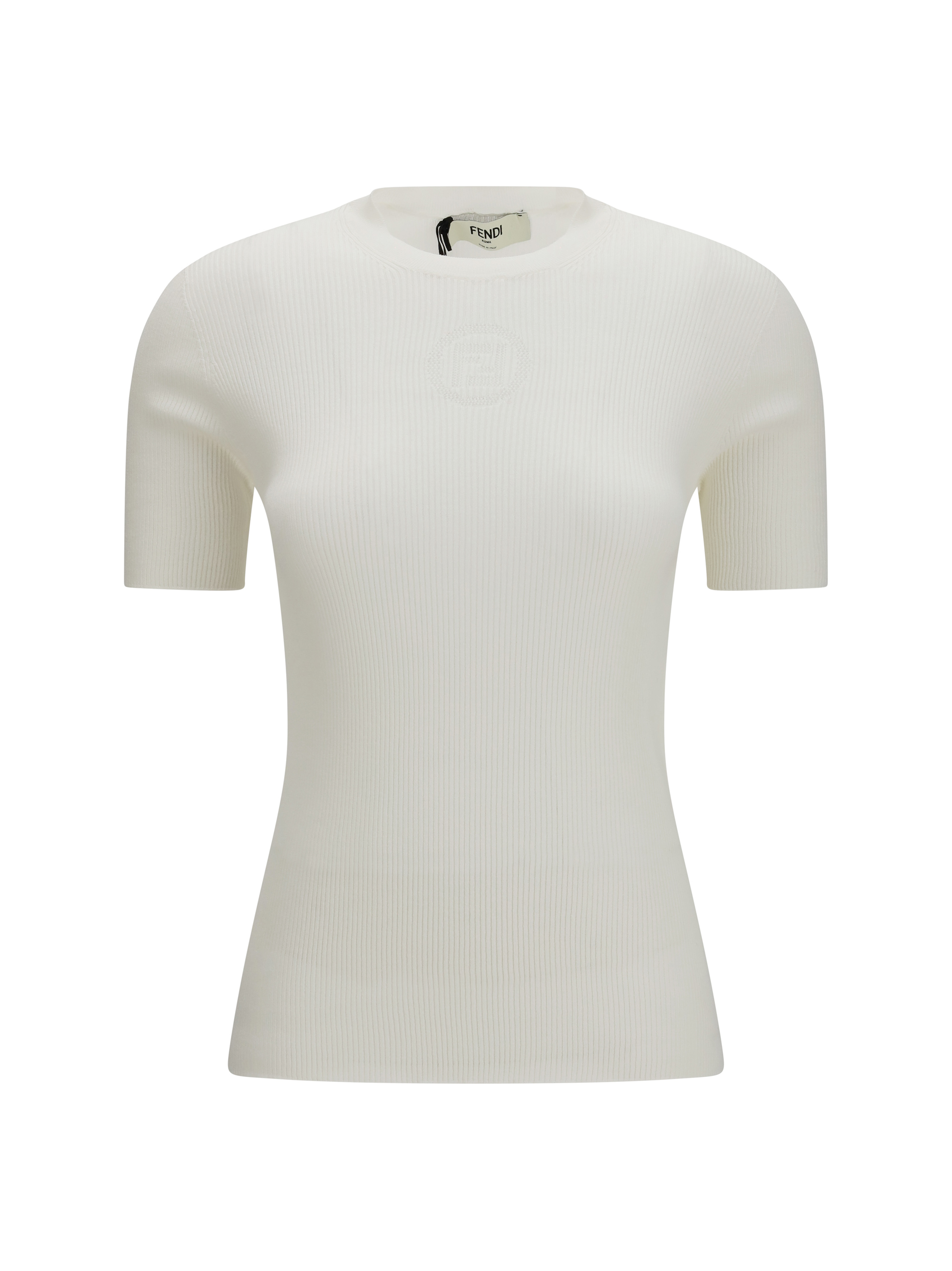 Short-sleeve cotton Sweater