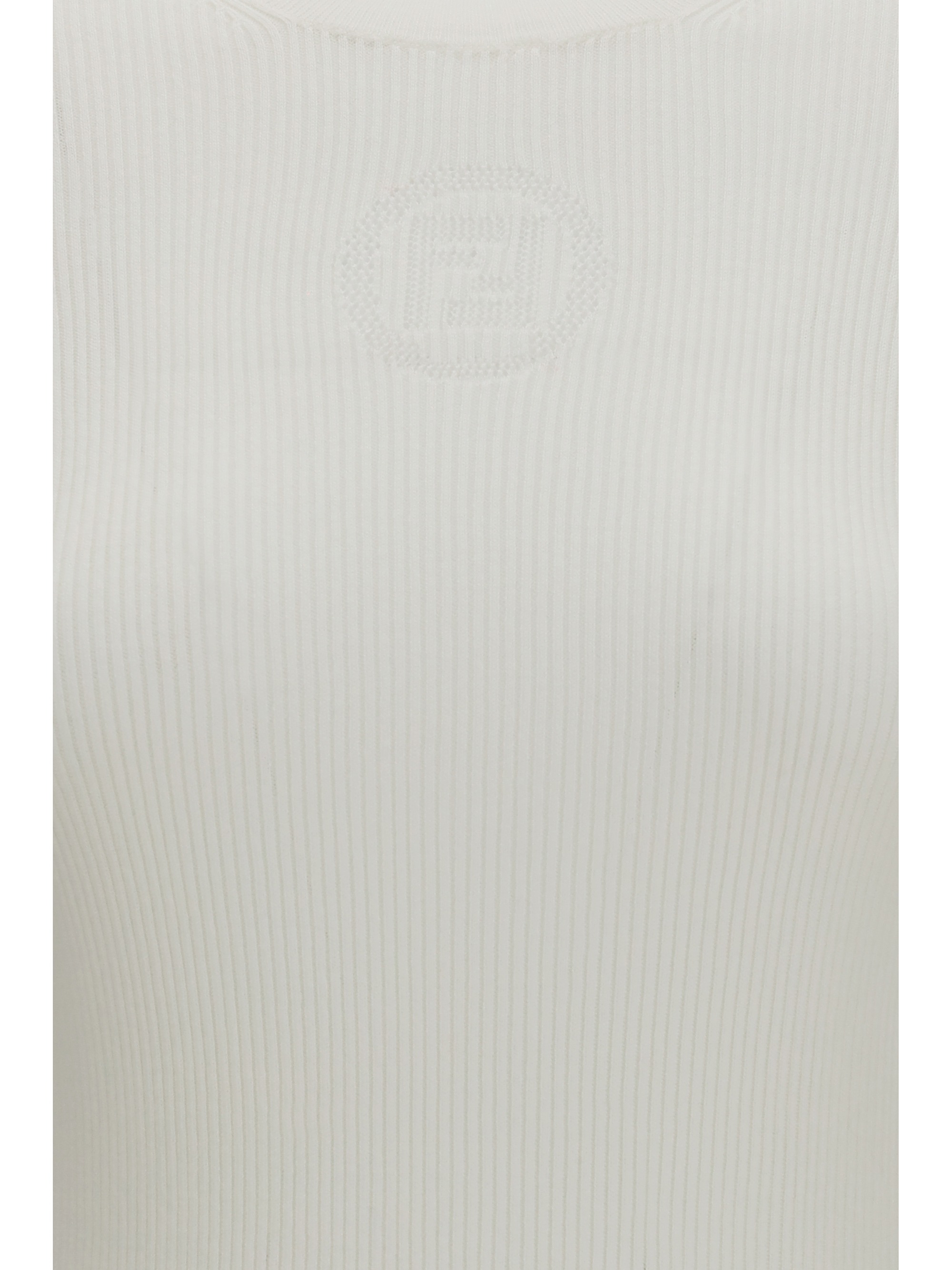 Short-sleeve cotton Sweater