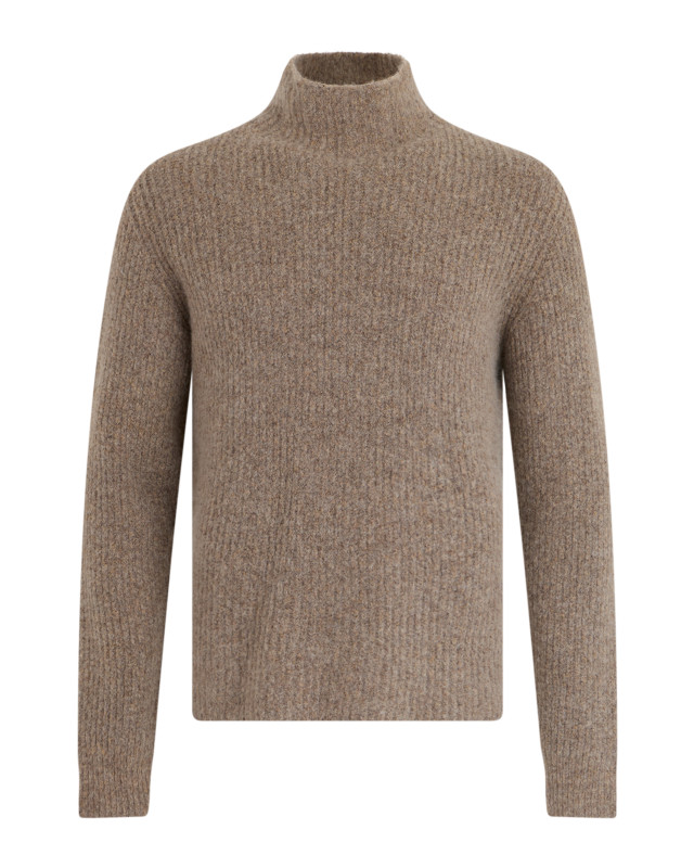 High-neck pullover
