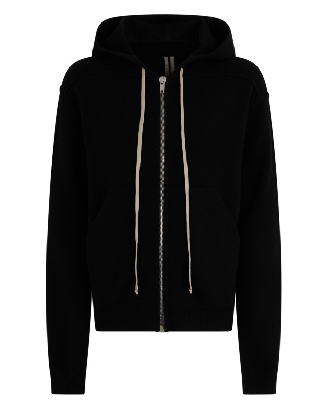 Hooded sweatshirt with zipper