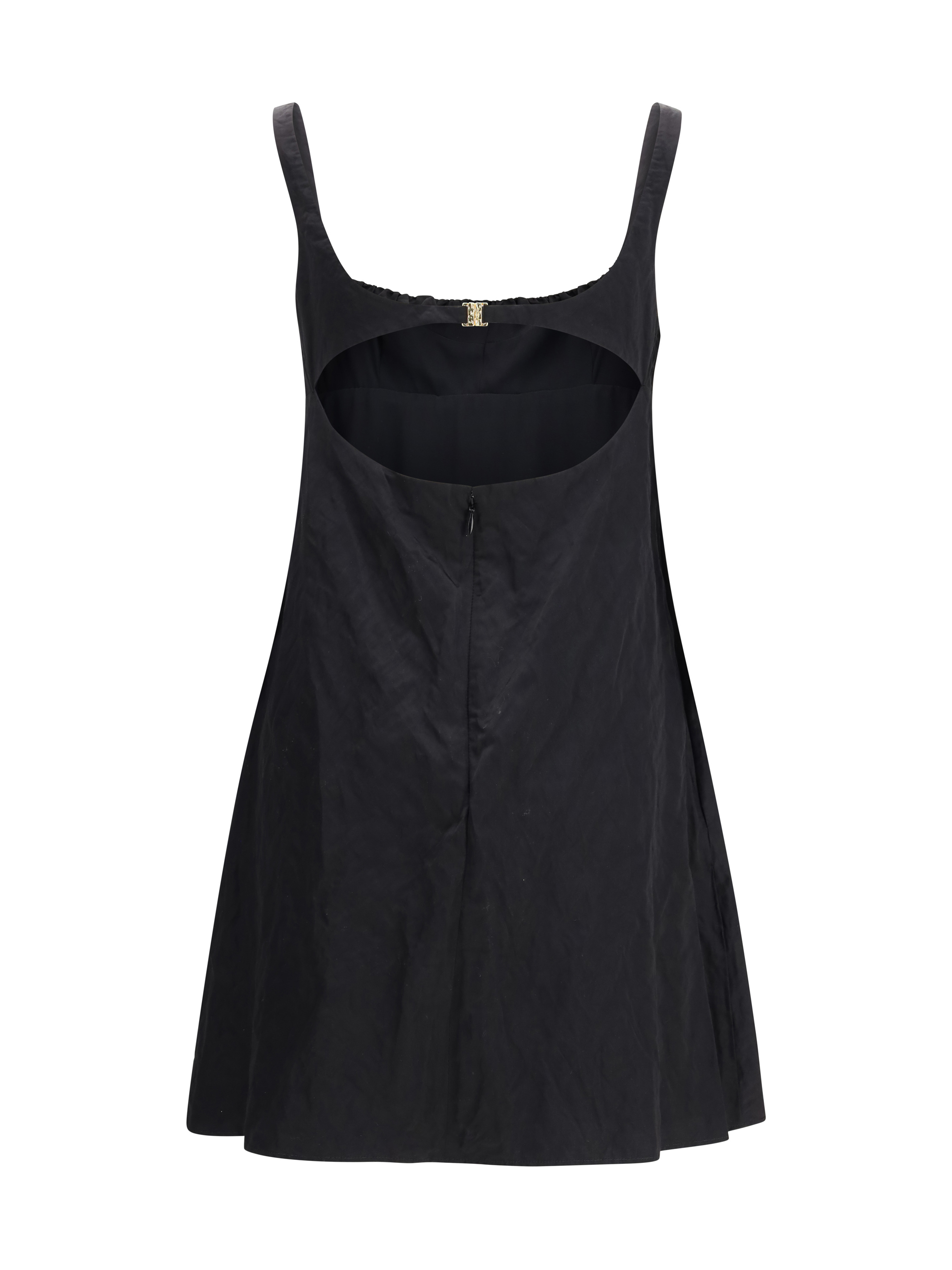 Mini Dress in washed technical satin